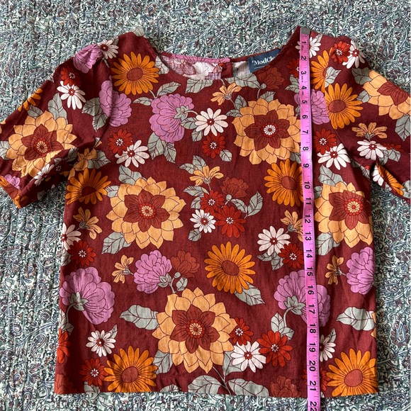MODCLOTH x PRINCESS HIGHWAY Floral Top - Picture 3 of 6